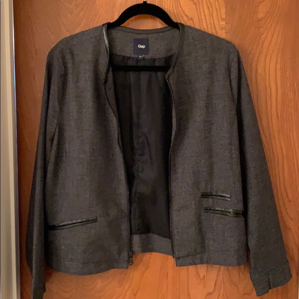 Gray blazer